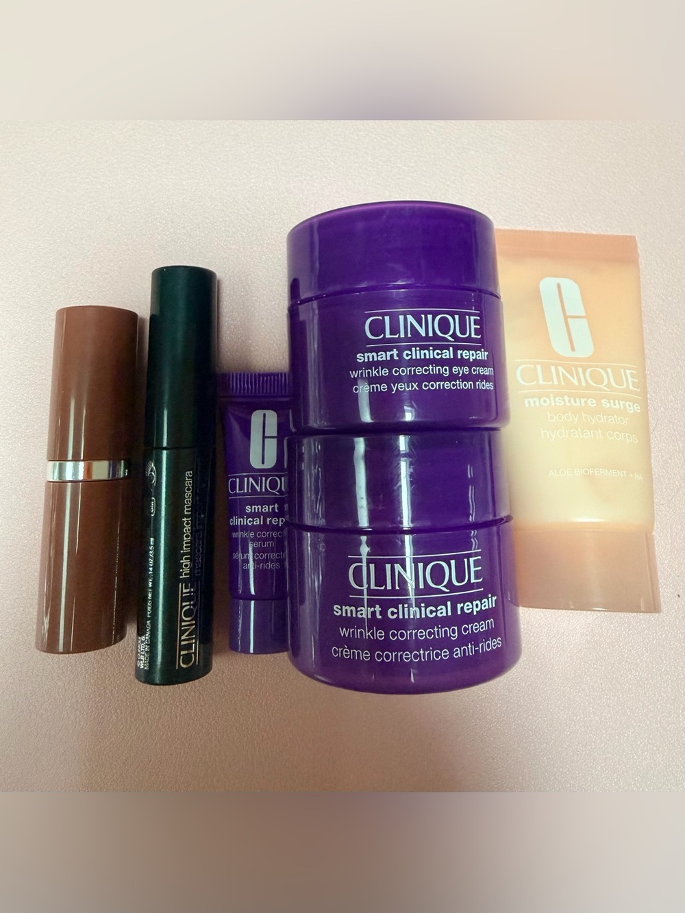 Clinique Smart Clinical Repair Wrinkle Correcting Cream & Eye Cream - travel new